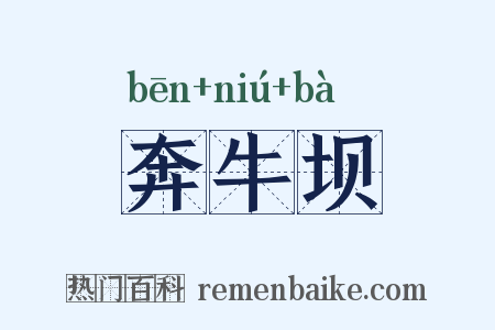 奔牛坝是什么意思的图片